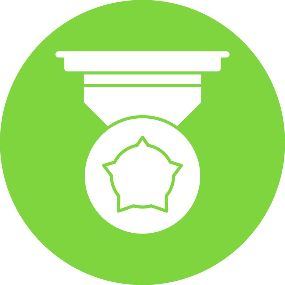 Gold Medal Vector Icon Design