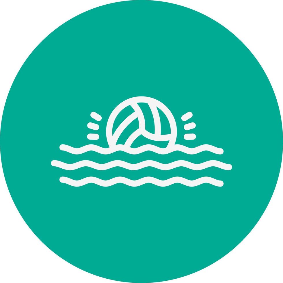 diseño de icono de vector de waterpolo