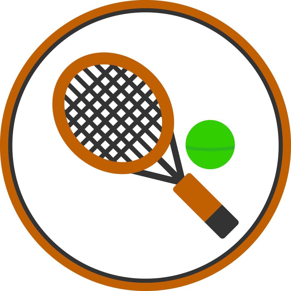 diseño de icono de vector de tenis