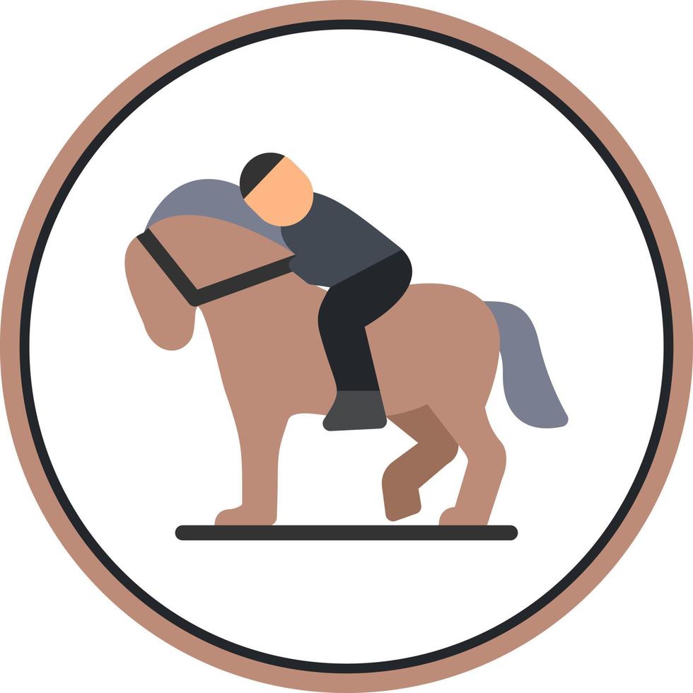 Equestrian Vector Icon Design