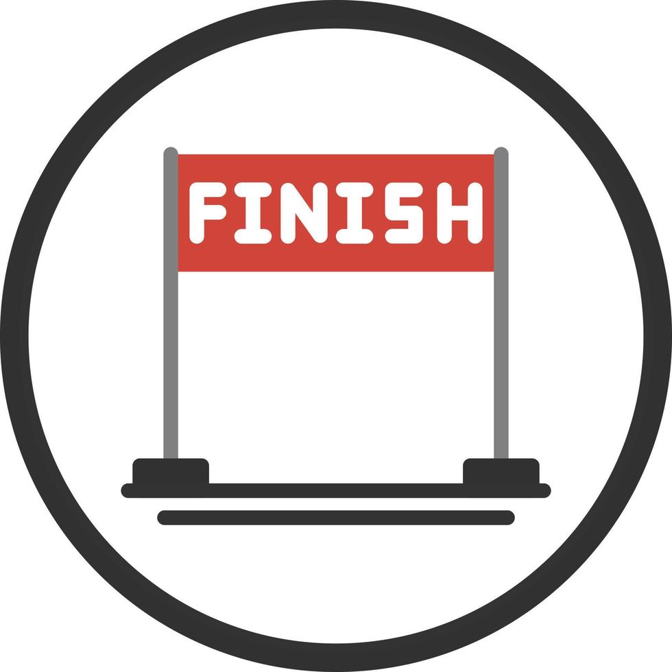 Finish Vector Icon Design