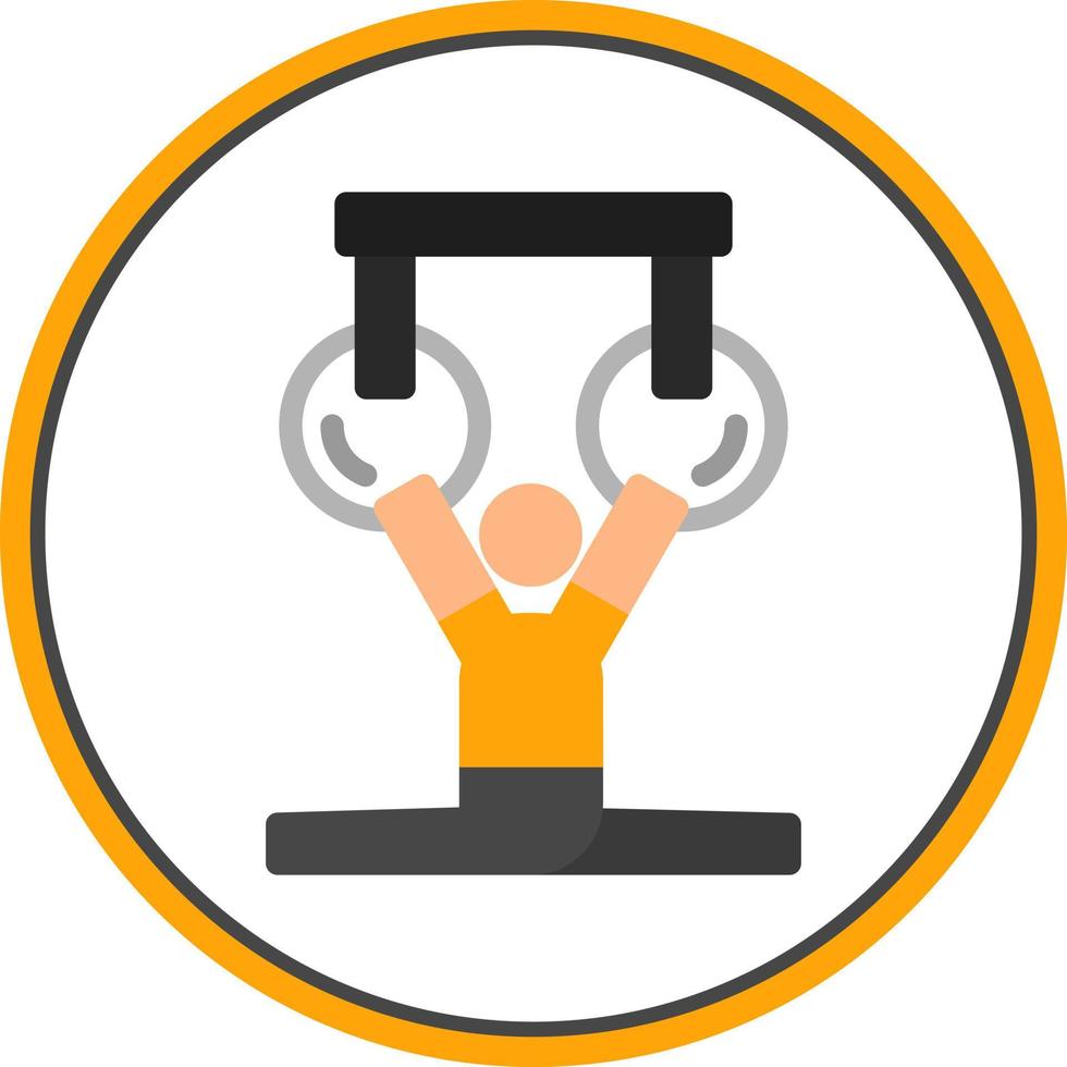 Gymnastics Vector Icon Design