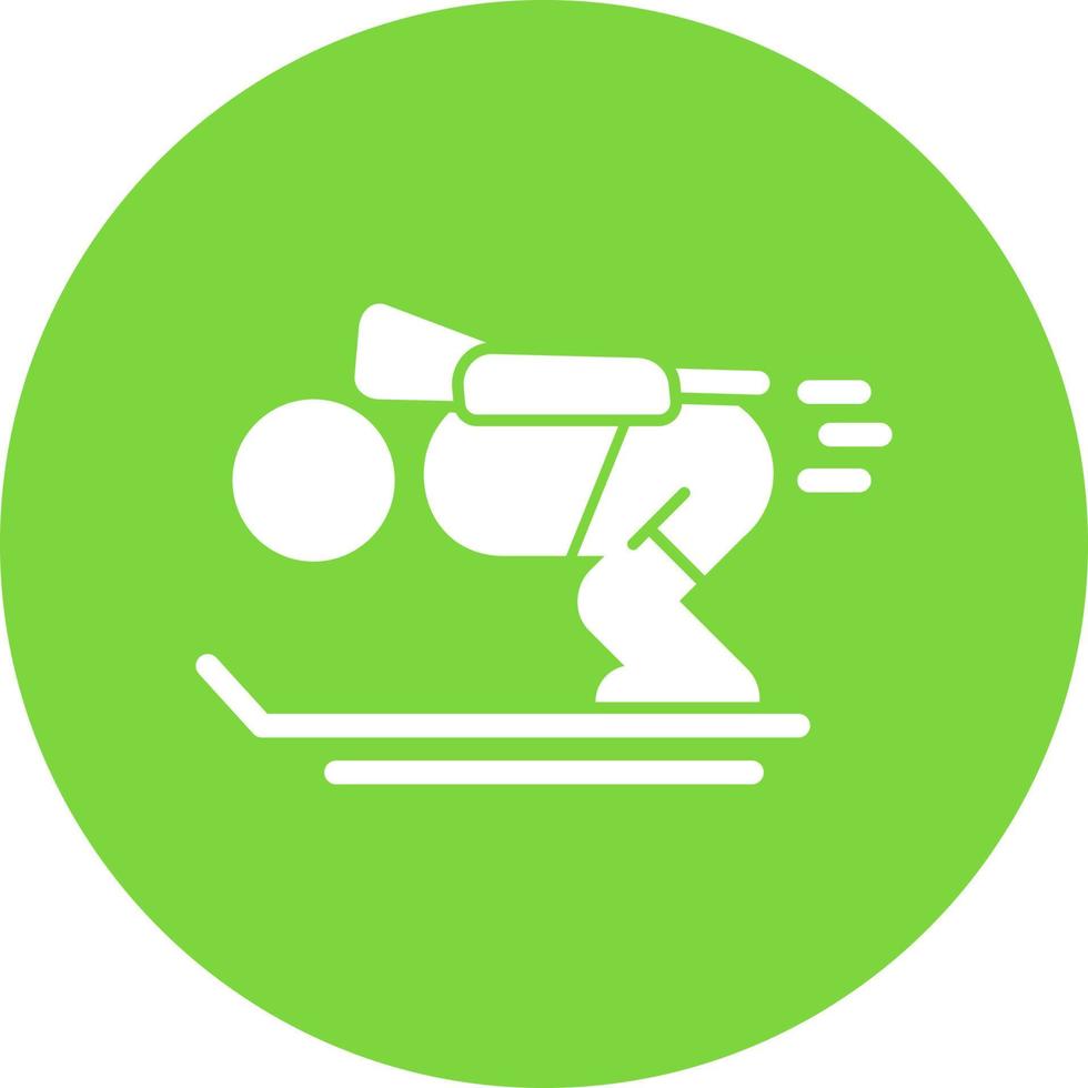 Biathlon Vector Icon Design