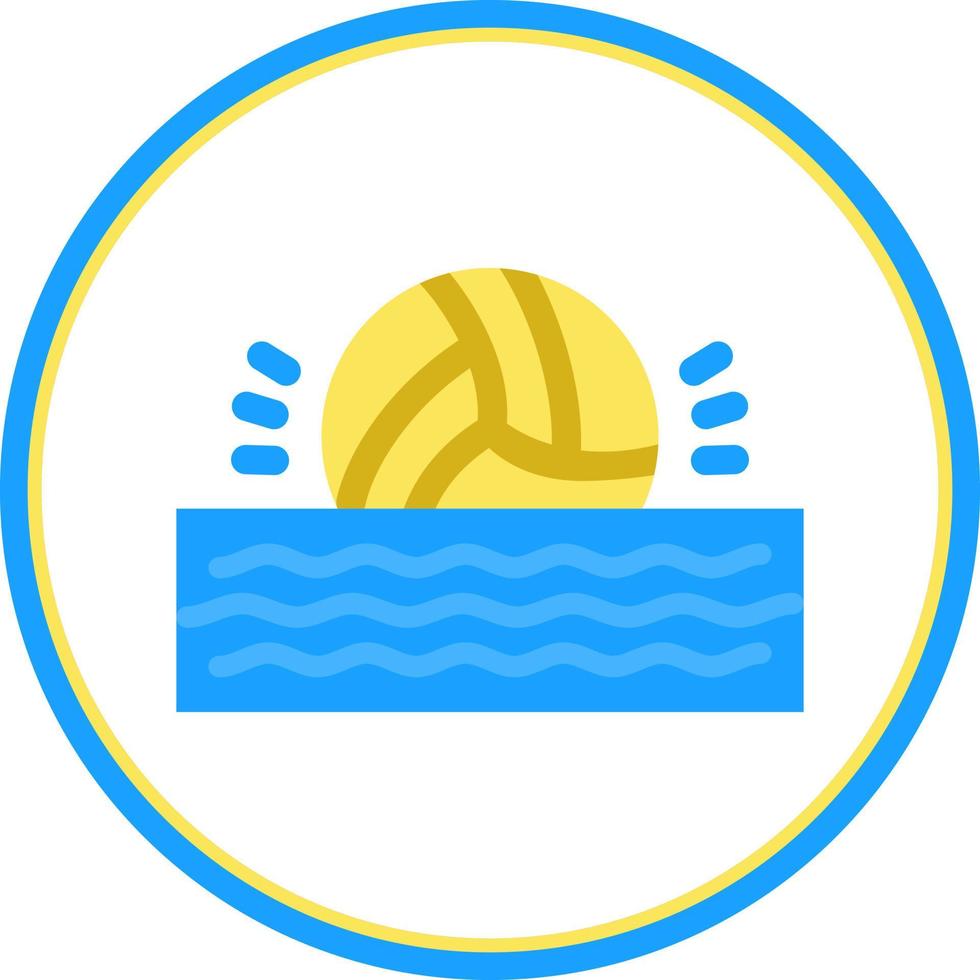 Waterpolo Vector Icon Design