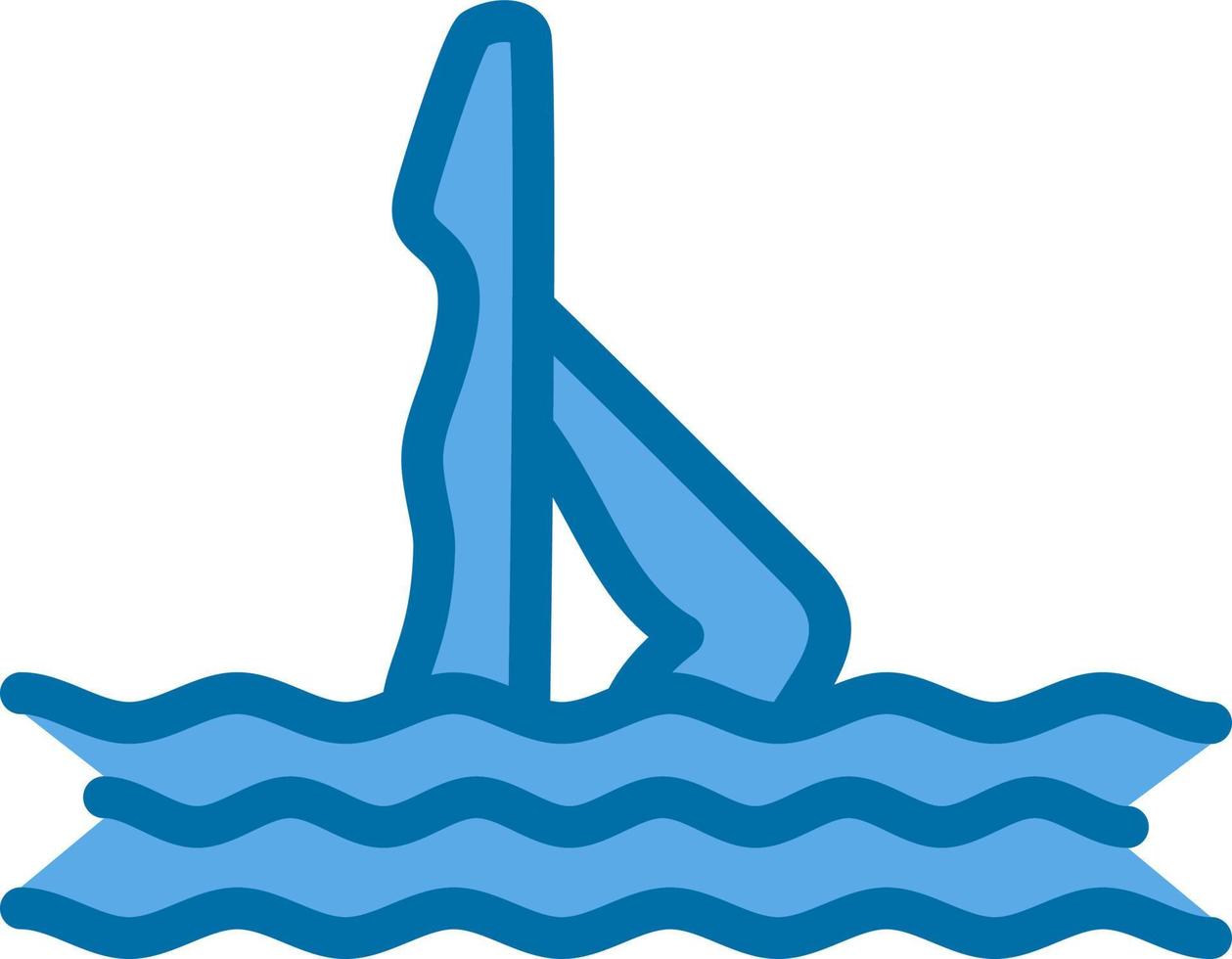 Synchronised Swimming Vector Icon Design