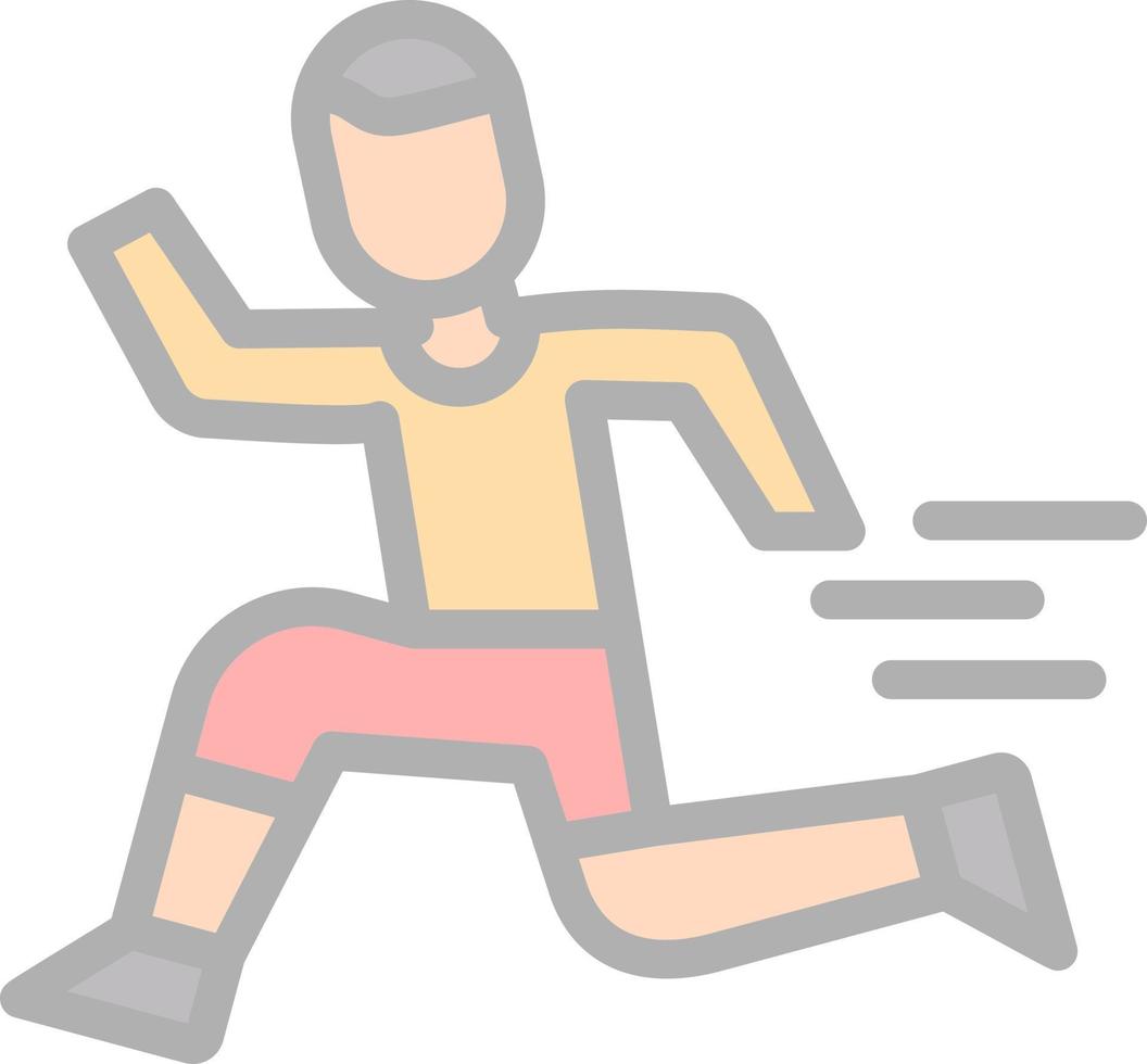 diseño de icono de vector de atletismo