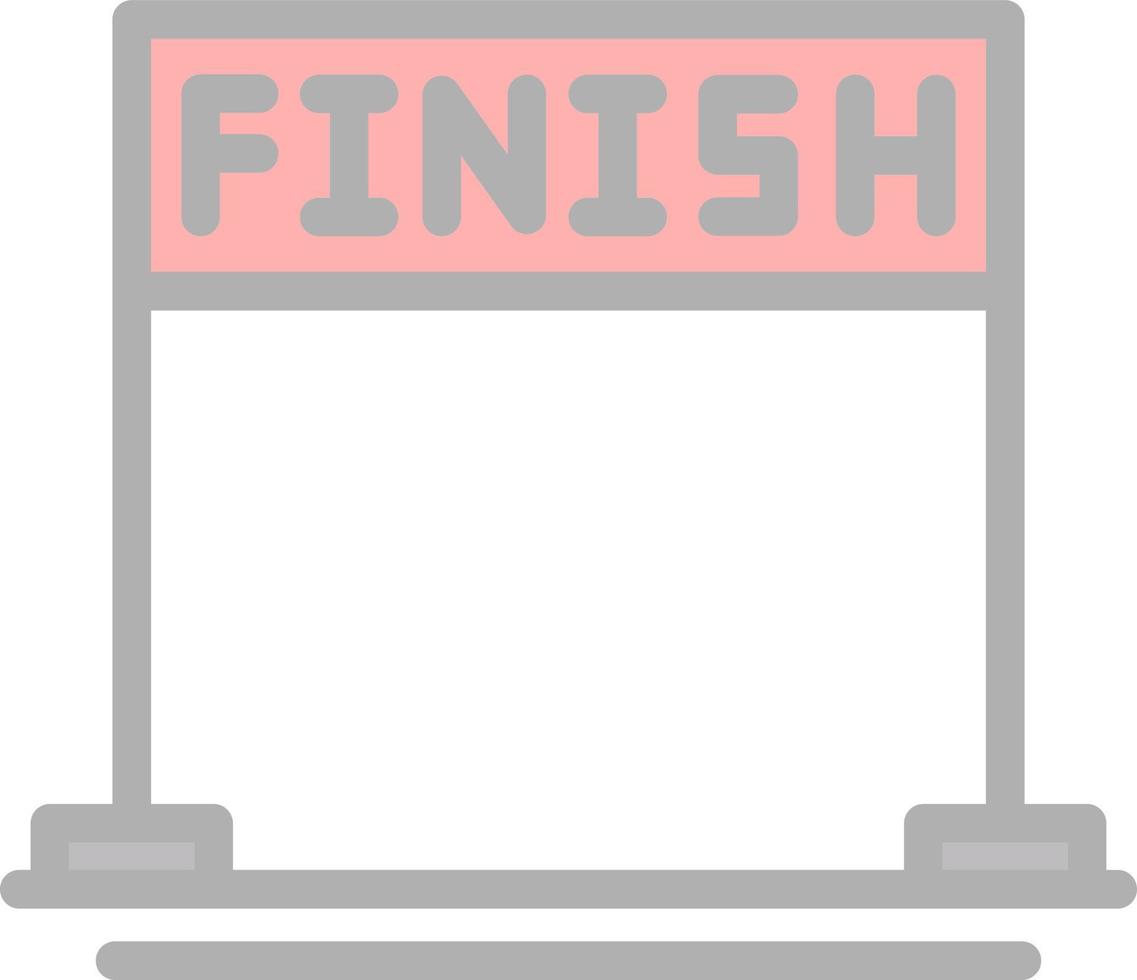 Finish Vector Icon Design