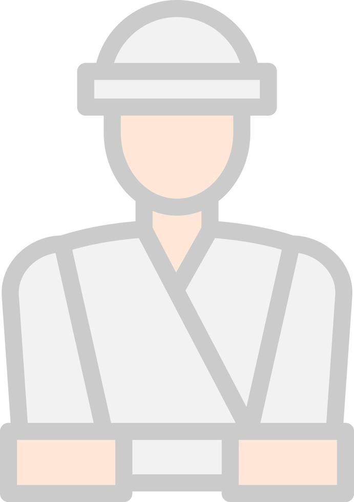 diseño de icono de vector de judo