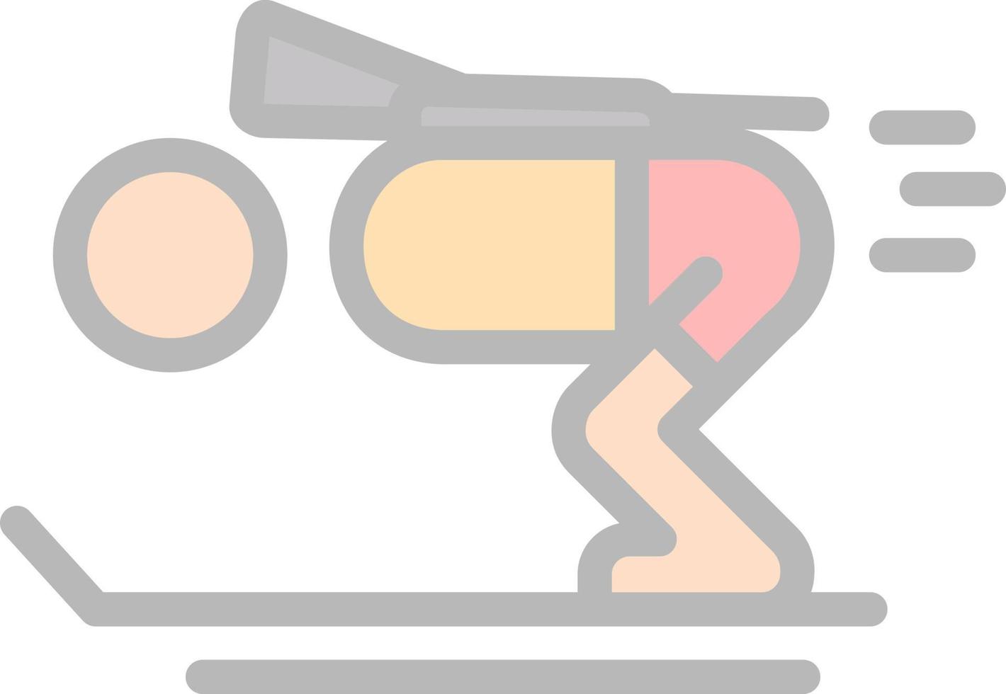 Biathlon Vector Icon Design