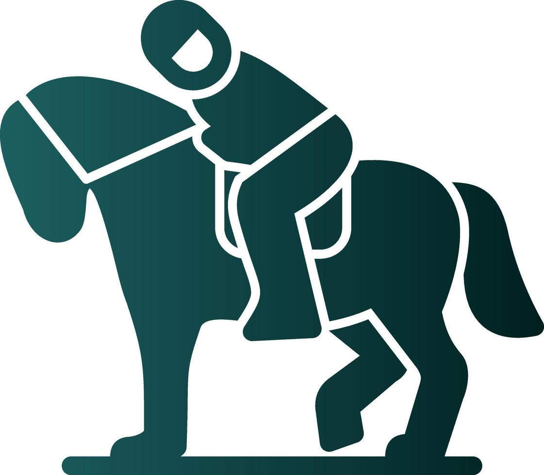 Equestrian Vector Icon Design