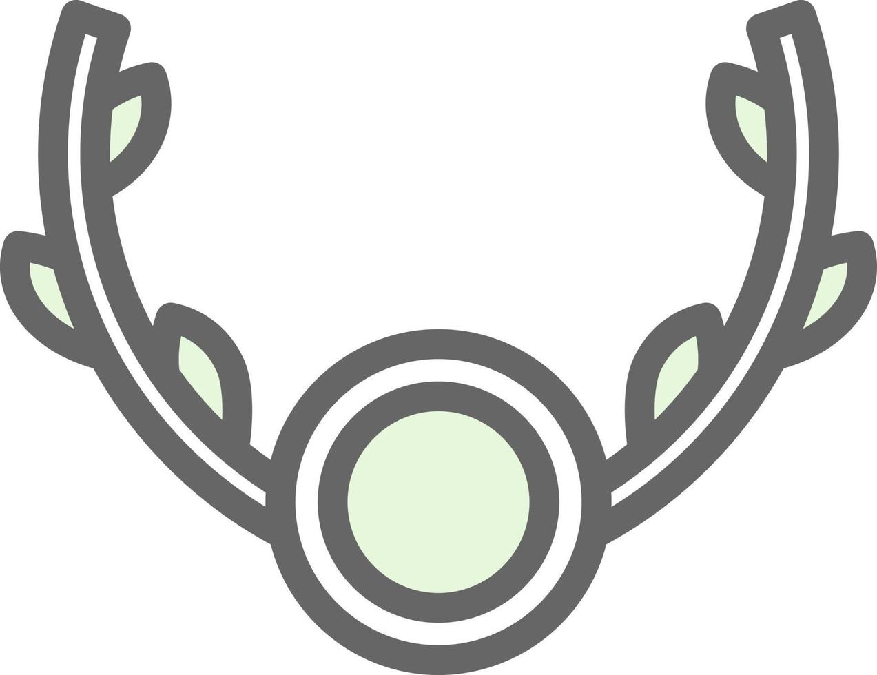 Wreath Vector Icon Design