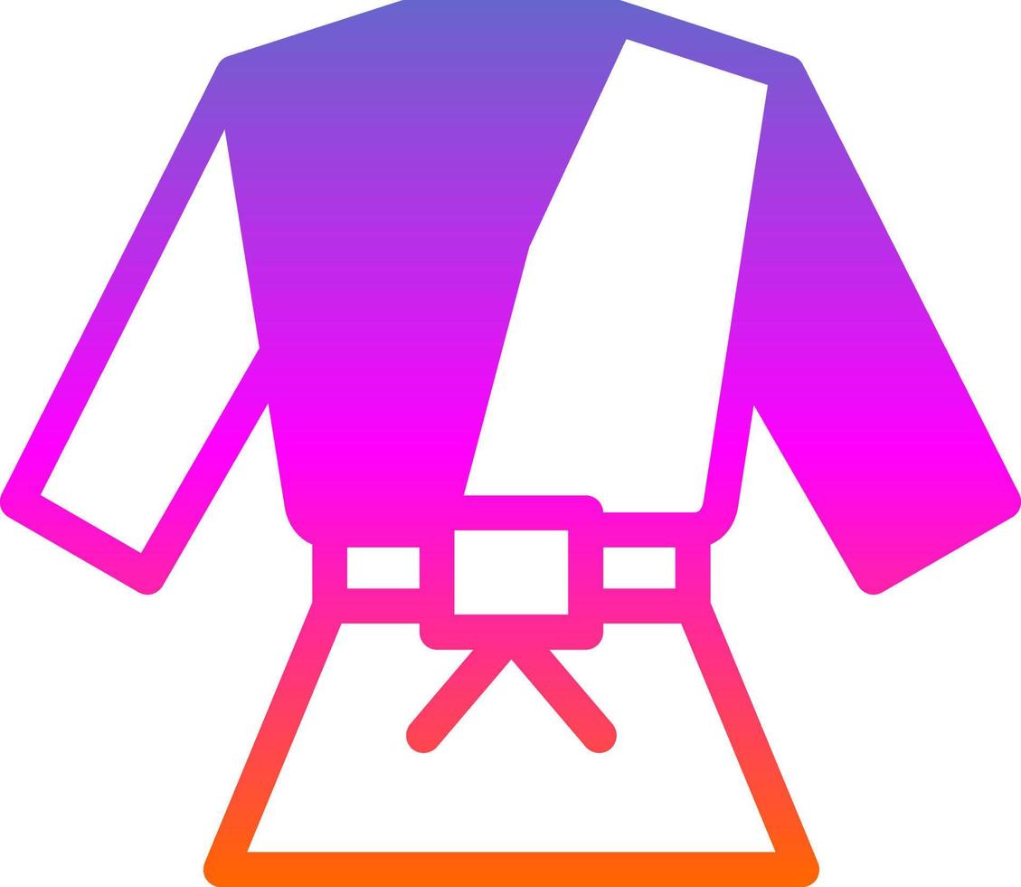 diseño de icono de vector de kimono