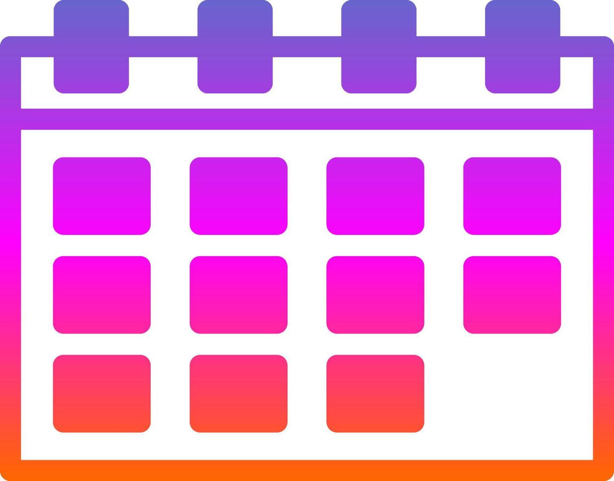 Calendar Vector Icon Design