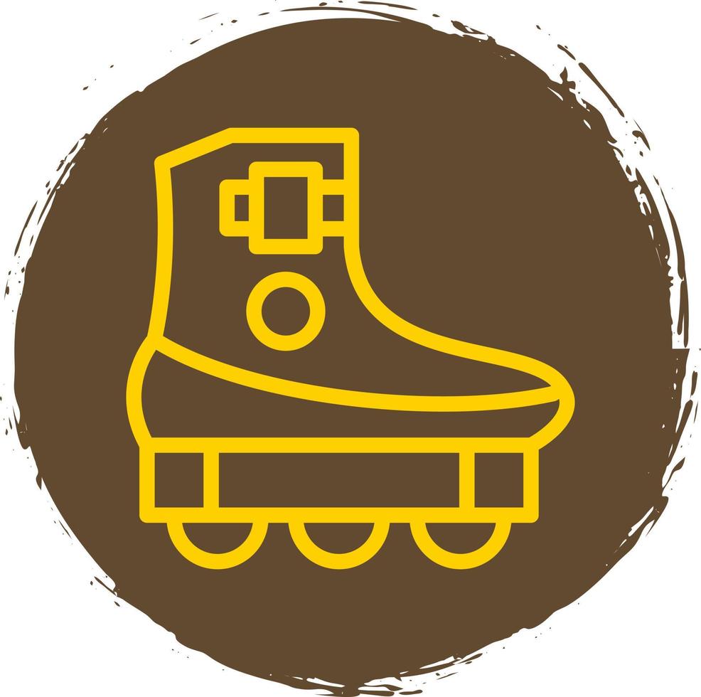 Roller Skating Vector Icon Design