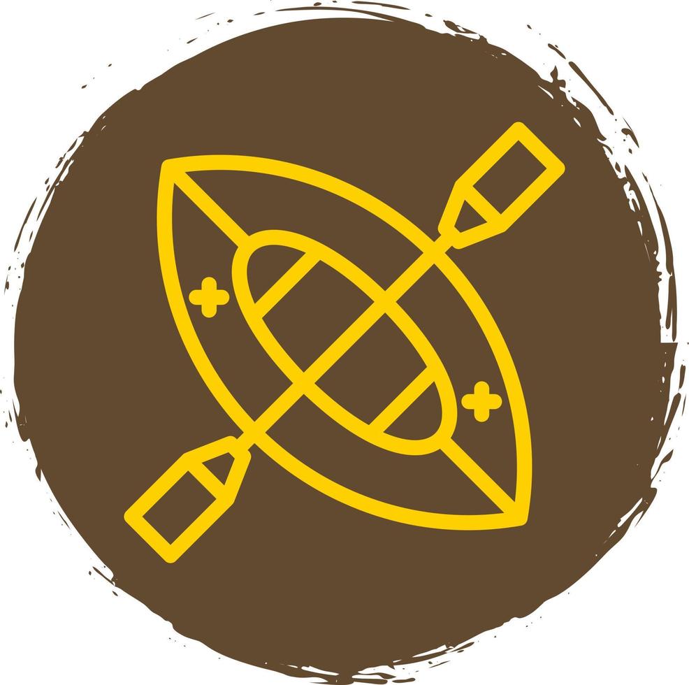 Canoe Vector Icon Design