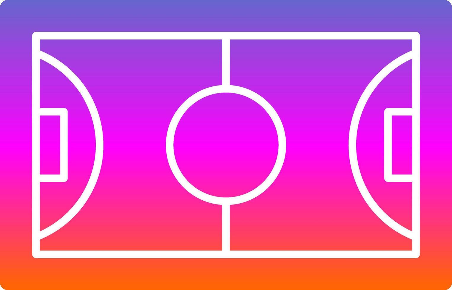Hockey Field Vector Icon Design
