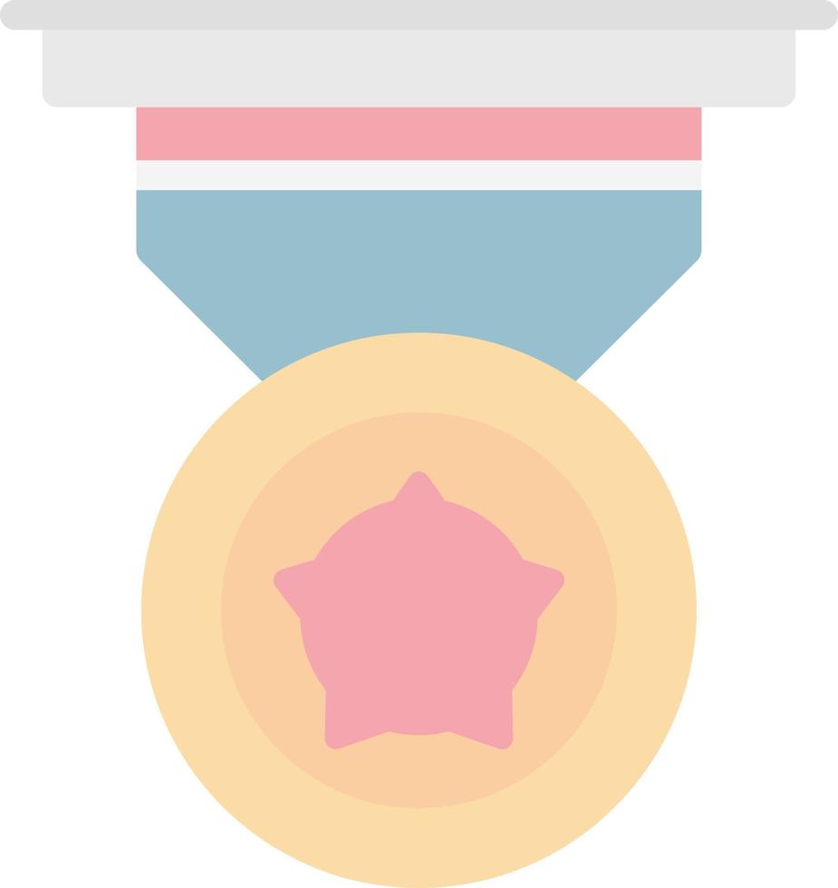 Gold Medal Vector Icon Design