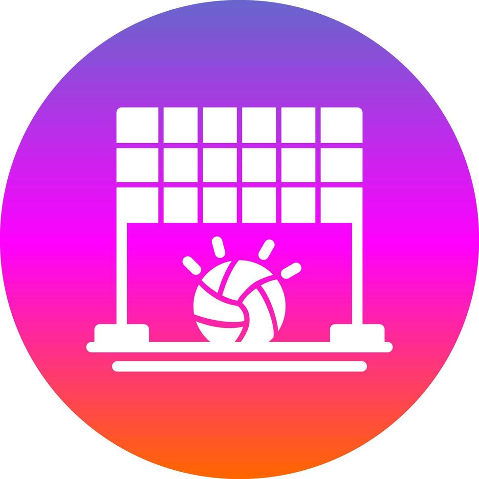 diseño de icono de vector de voleibol