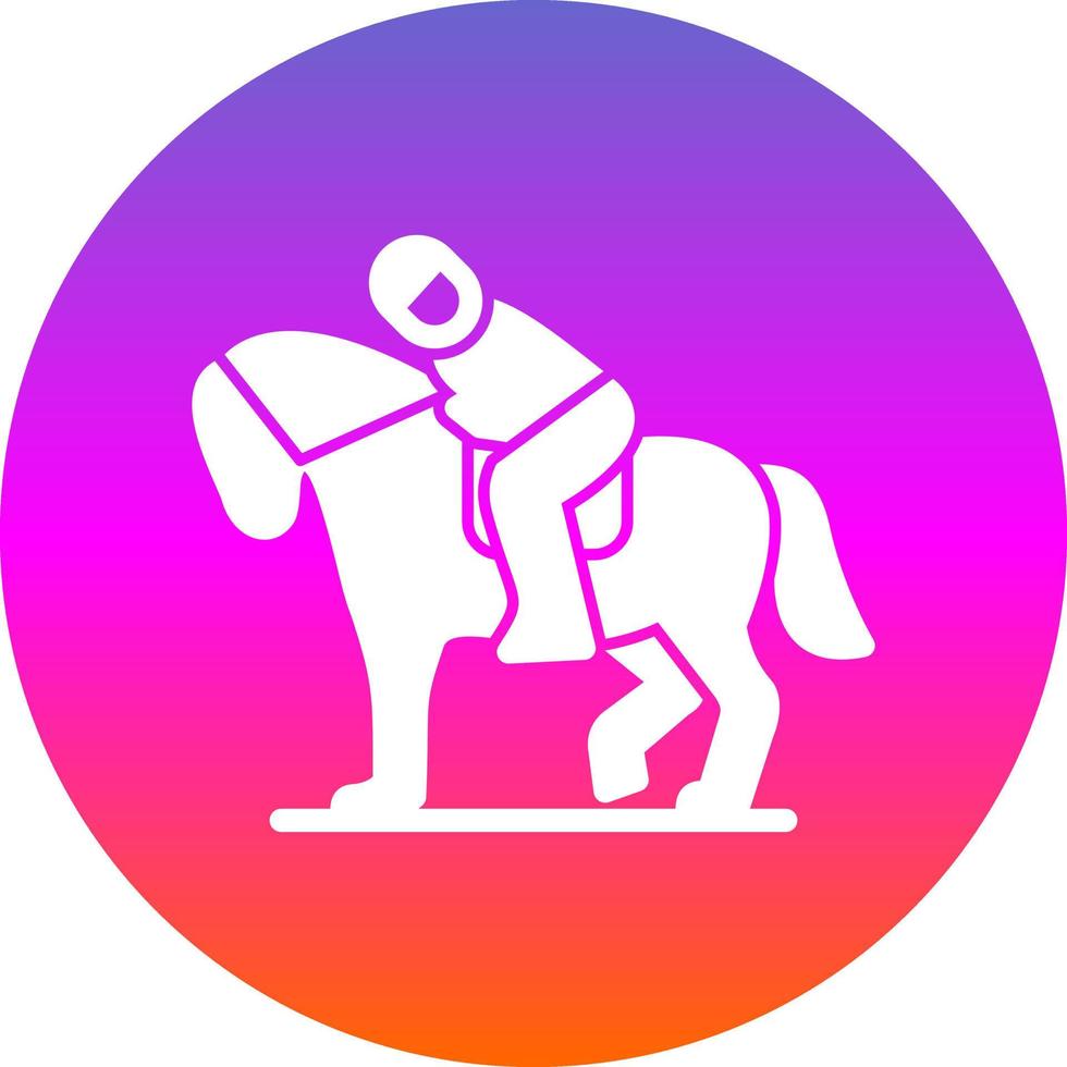 Equestrian Vector Icon Design