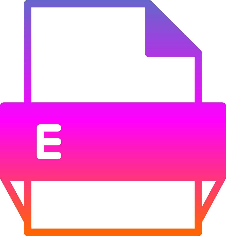 Ebfx File Format Icon vector