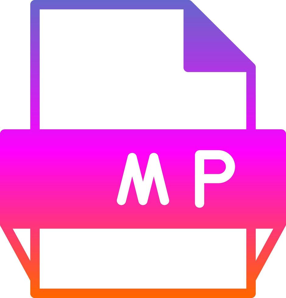 Bmp File Format Icon vector