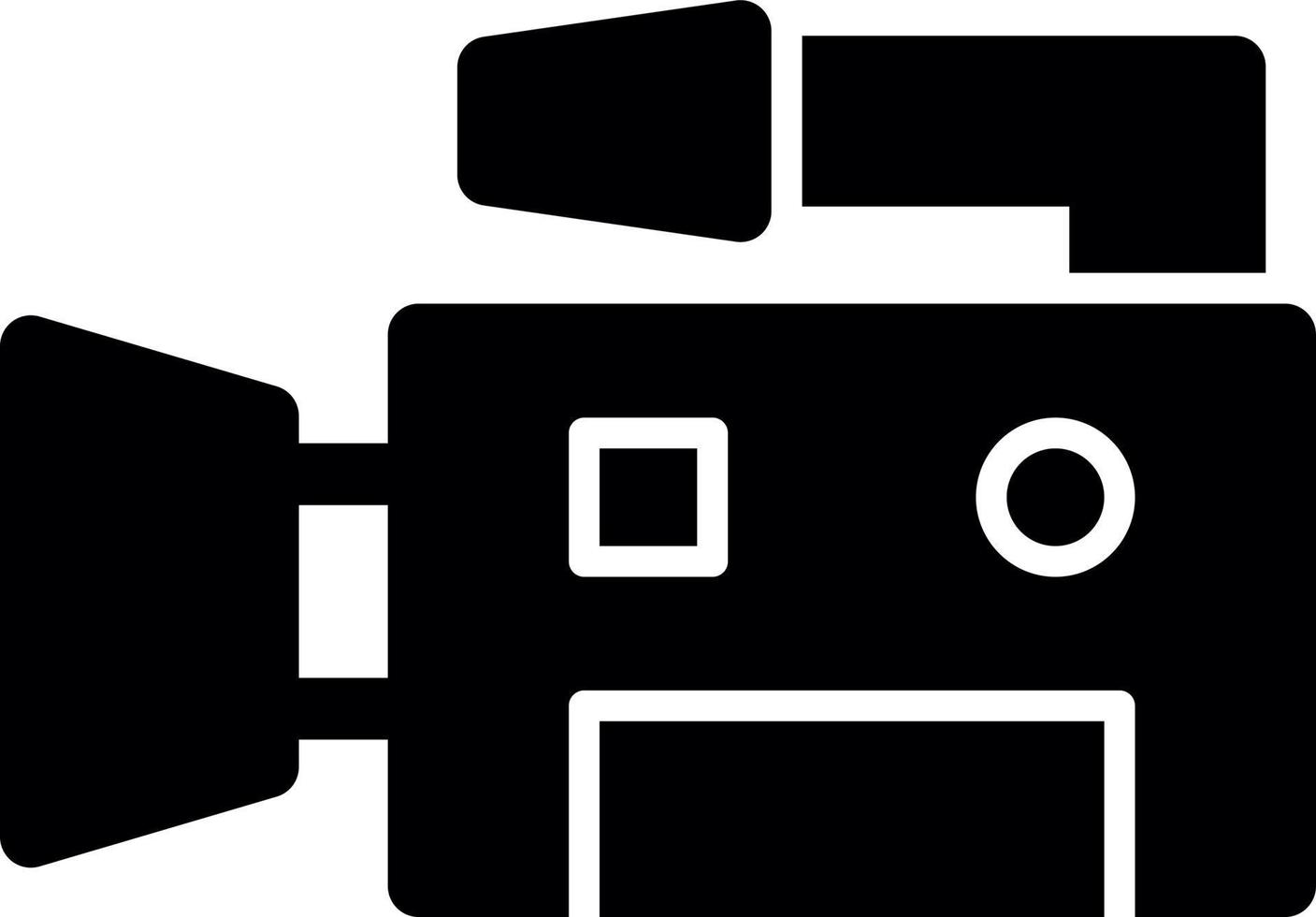 Camcorder Vector Icon Design