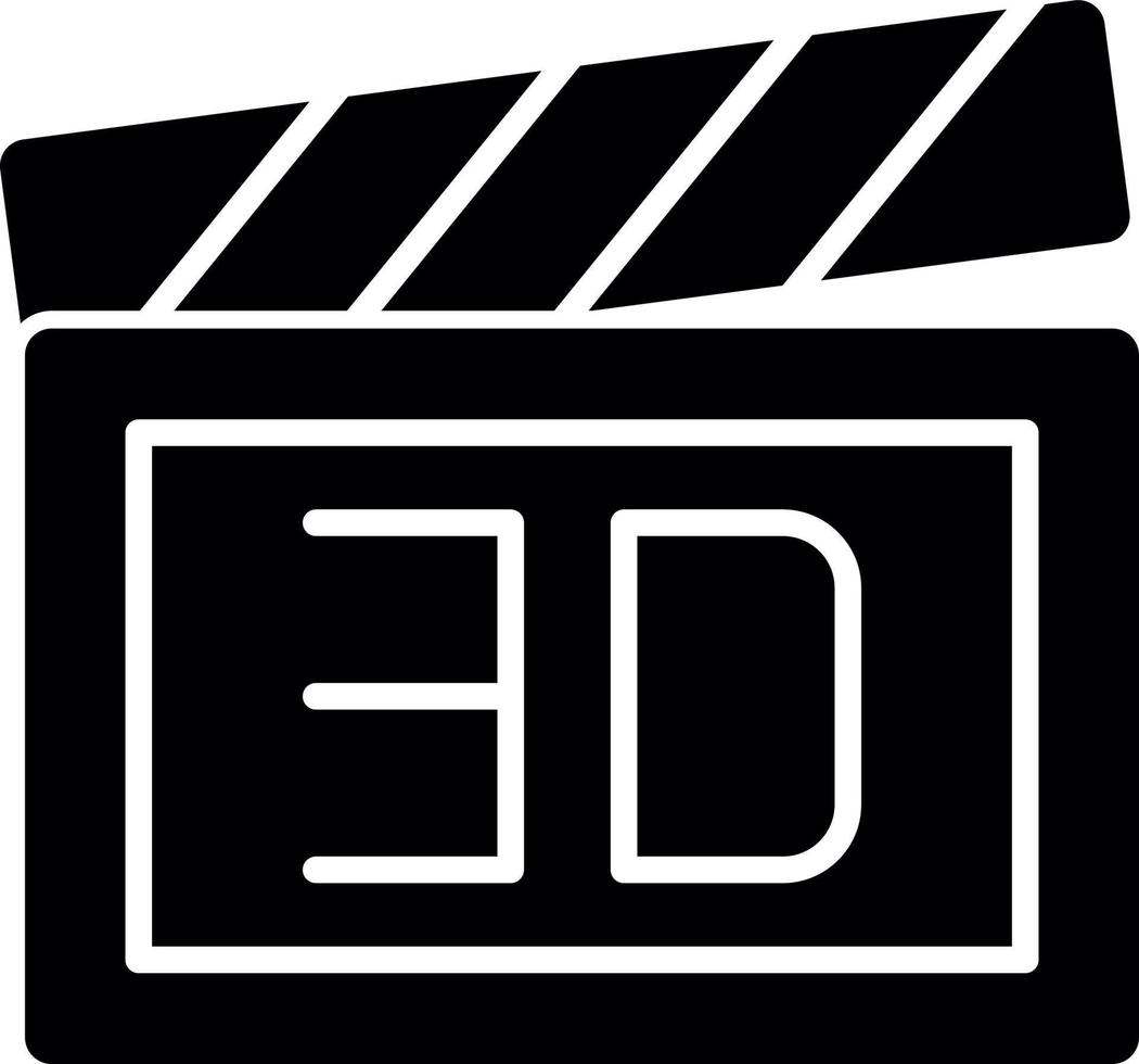 3d Film Vector Icon Design