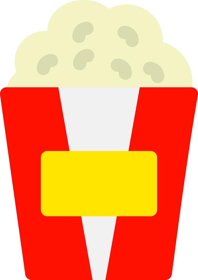 Popcorn Vector Icon Design