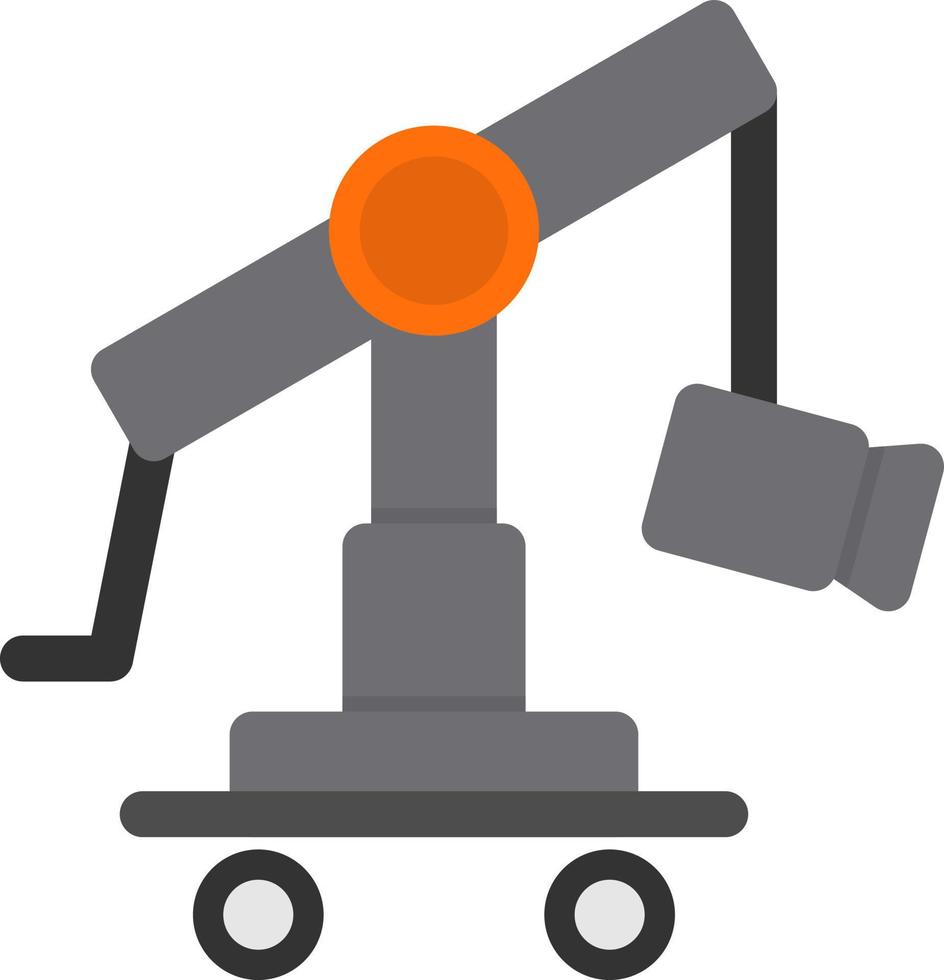 Camera Crane Vector Icon Design