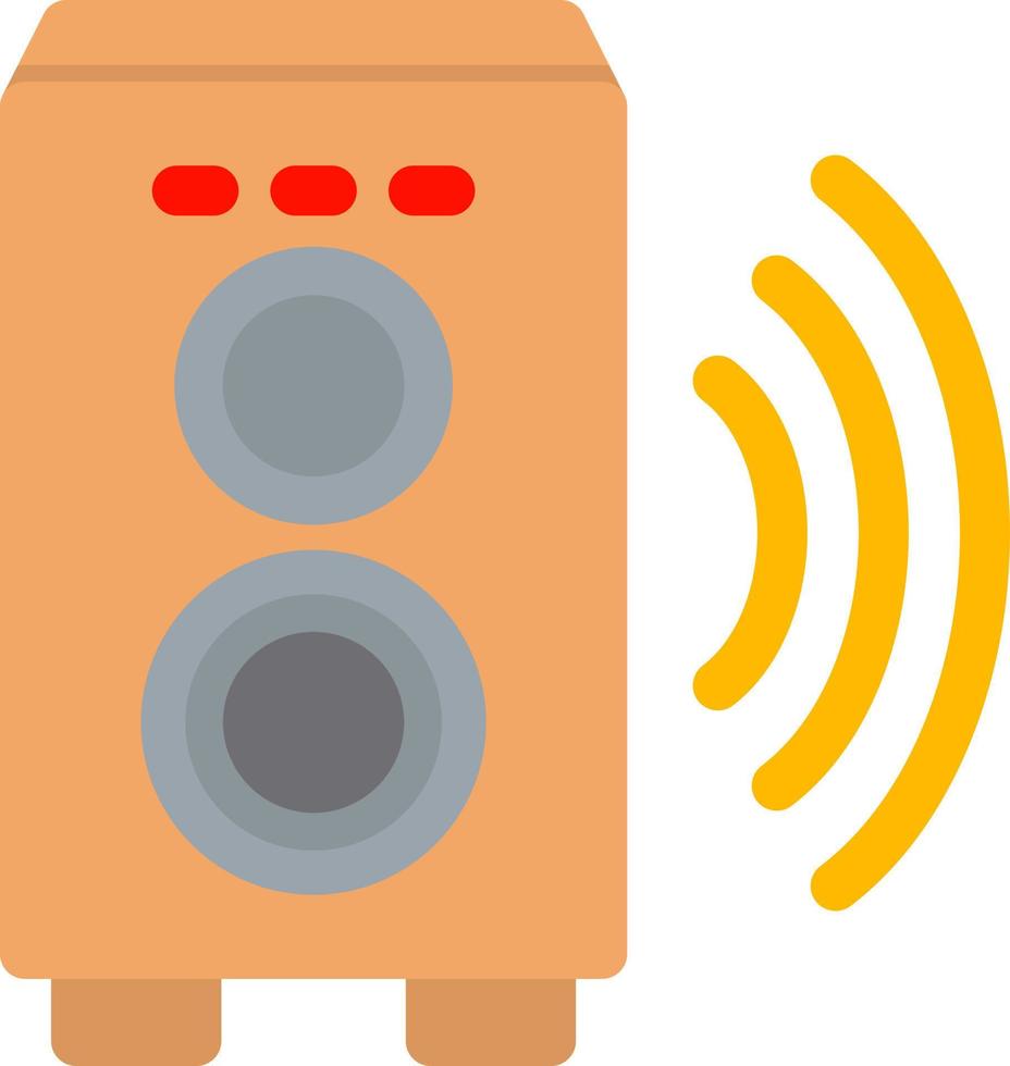 diseño de icono de vector de altavoz