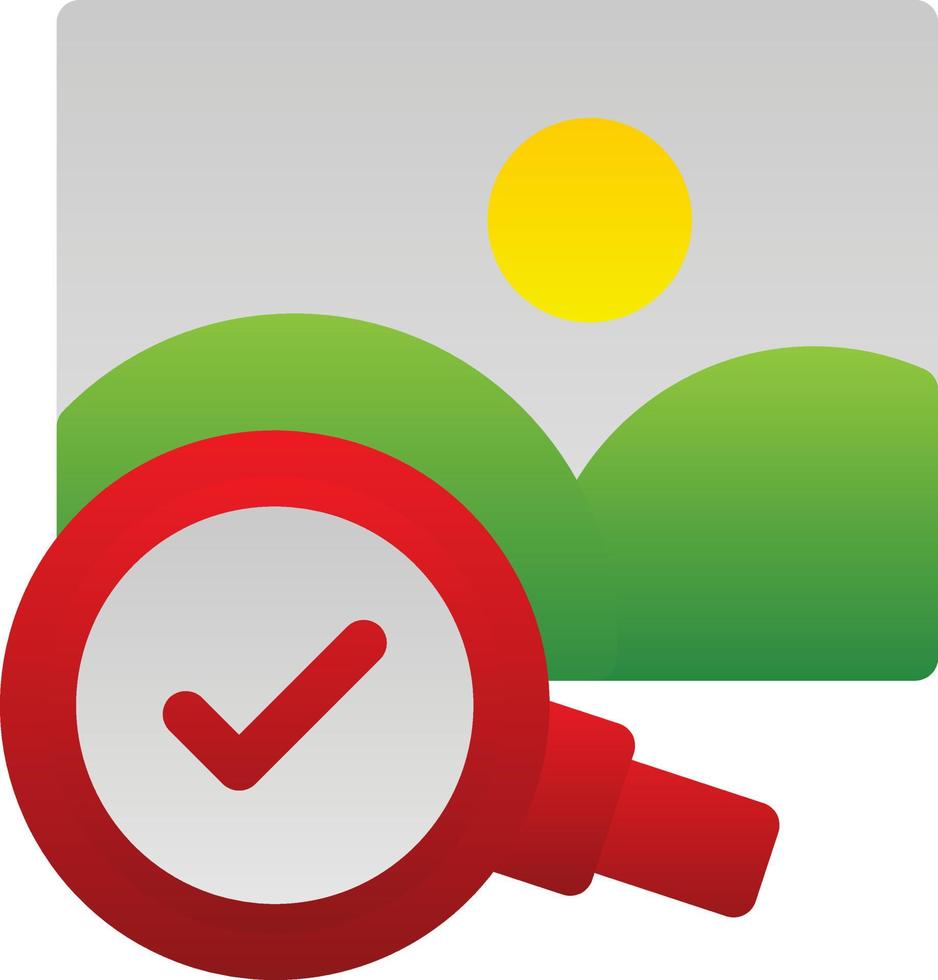 Image Correction Vector Icon Design