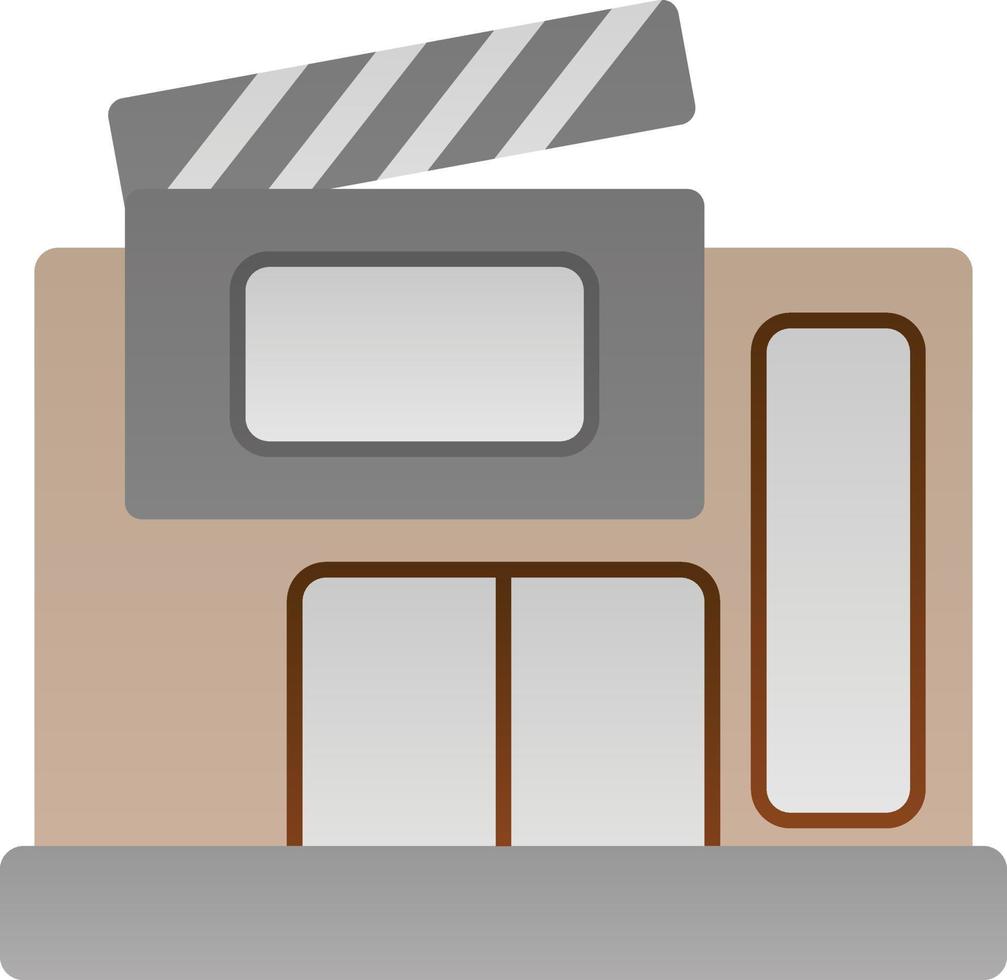 diseño de icono de vector de estudio de cine