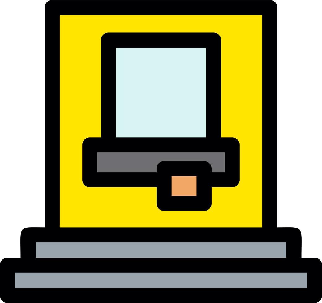 Ticket Office Vector Icon Design
