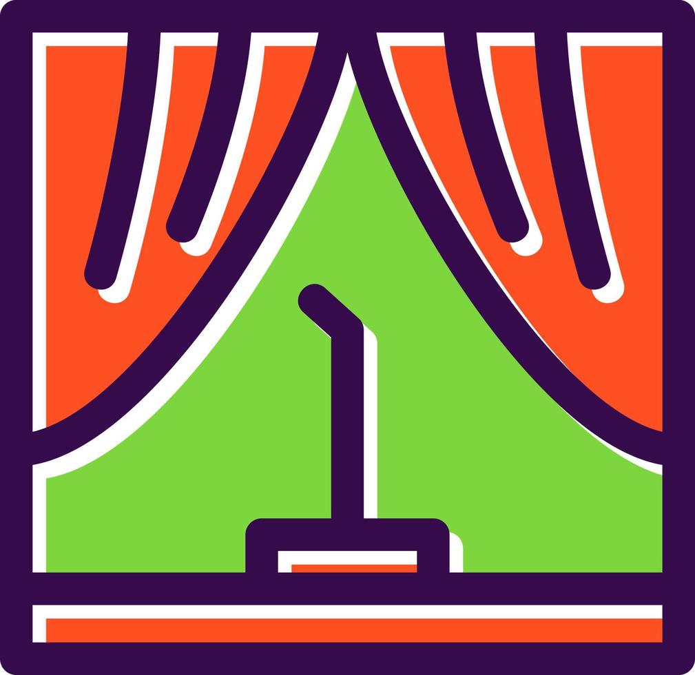 Stage Vector Icon Design