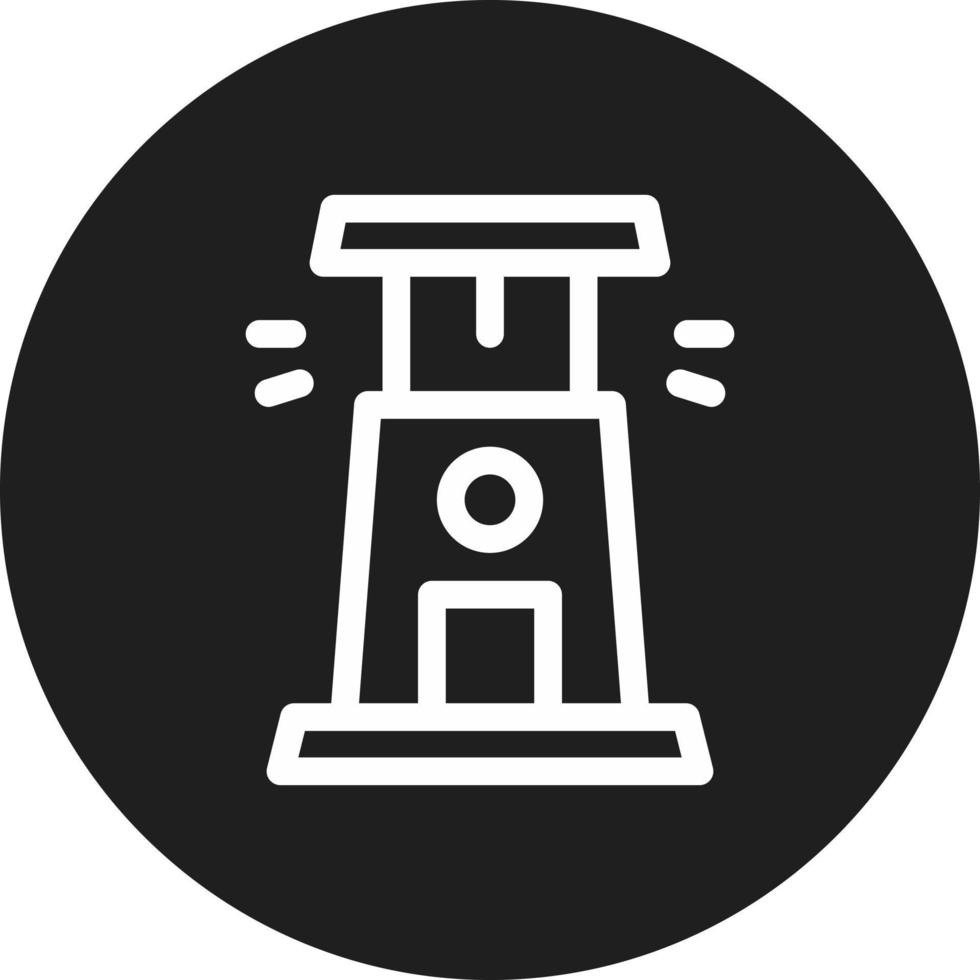 Lighthouse Vector Icon Design