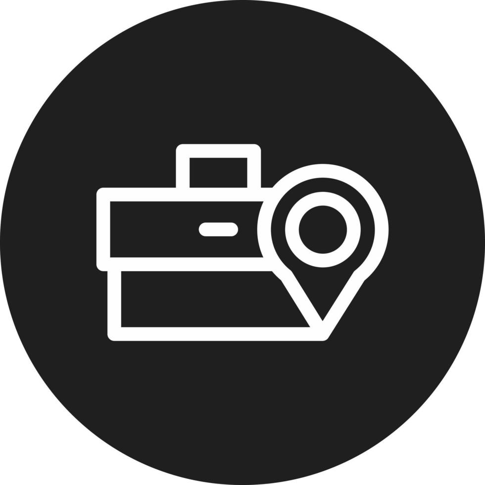 Work Destination Vector Icon Design