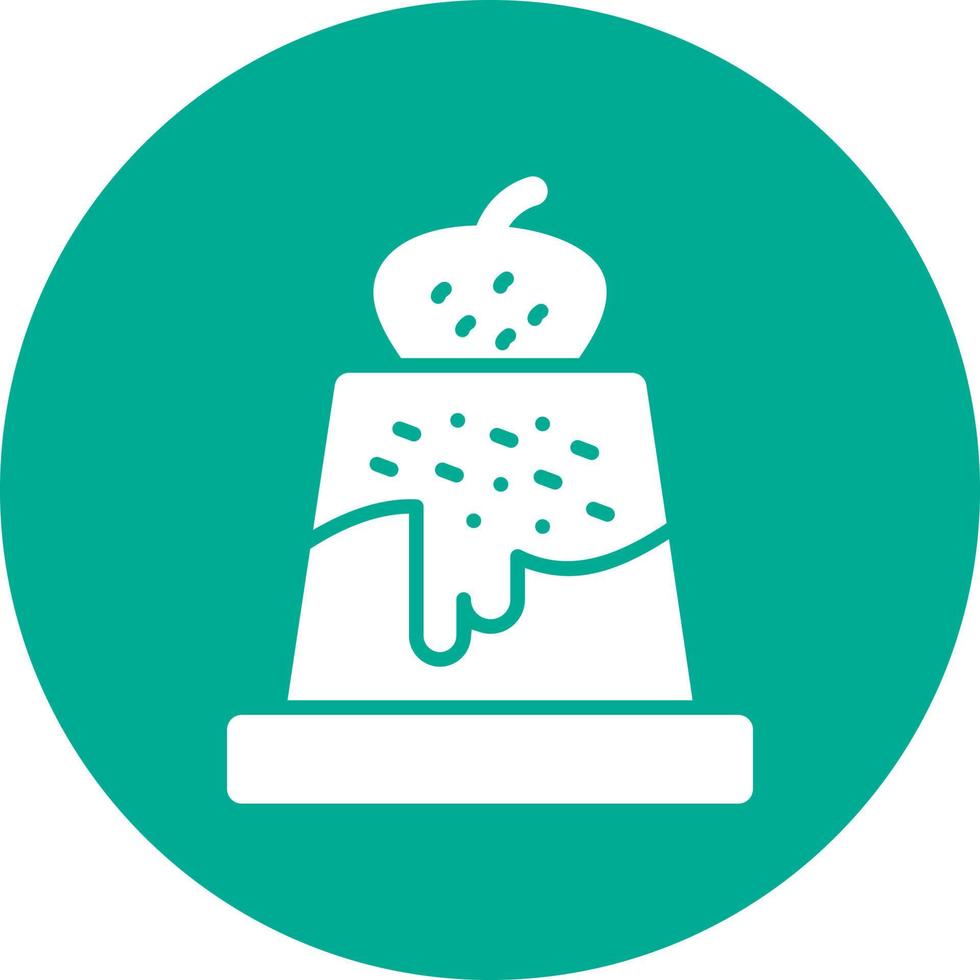 Pudding Vector Icon Design