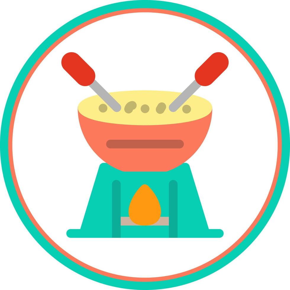 Fondue Vector Icon Design