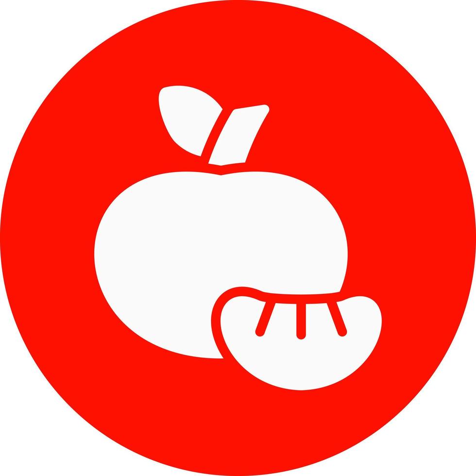 diseño de icono de vector de mandarina