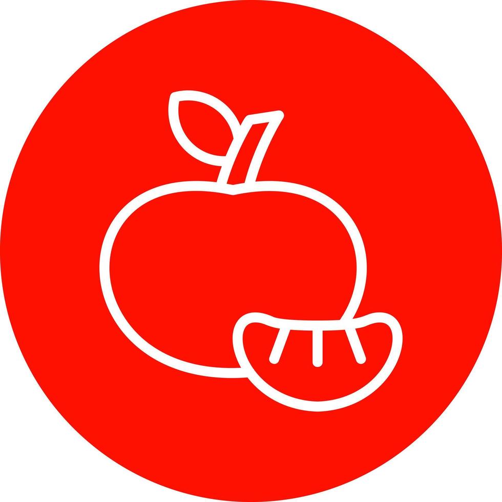 Tangerine Vector Icon Design