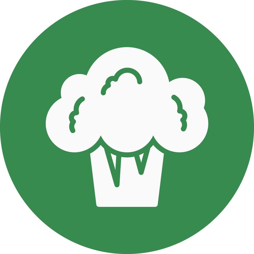 Broccoli Vector Icon Design
