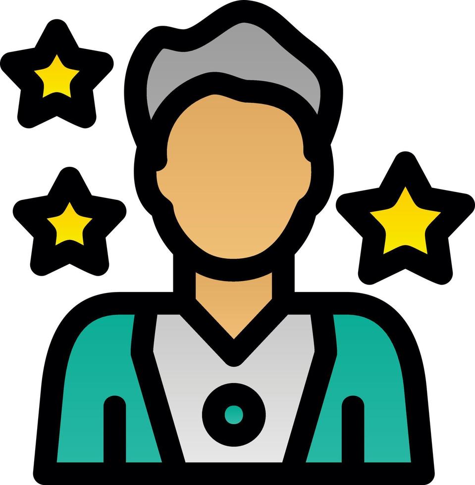 Superstar Vector Icon Design