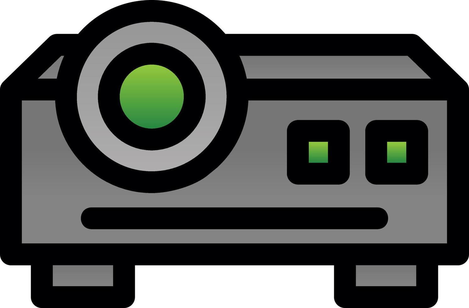 diseño de icono de vector de proyector