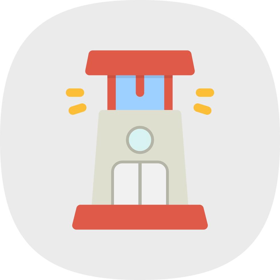 Lighthouse Vector Icon Design
