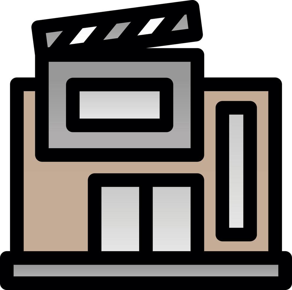 Film Studio Vector Icon Design