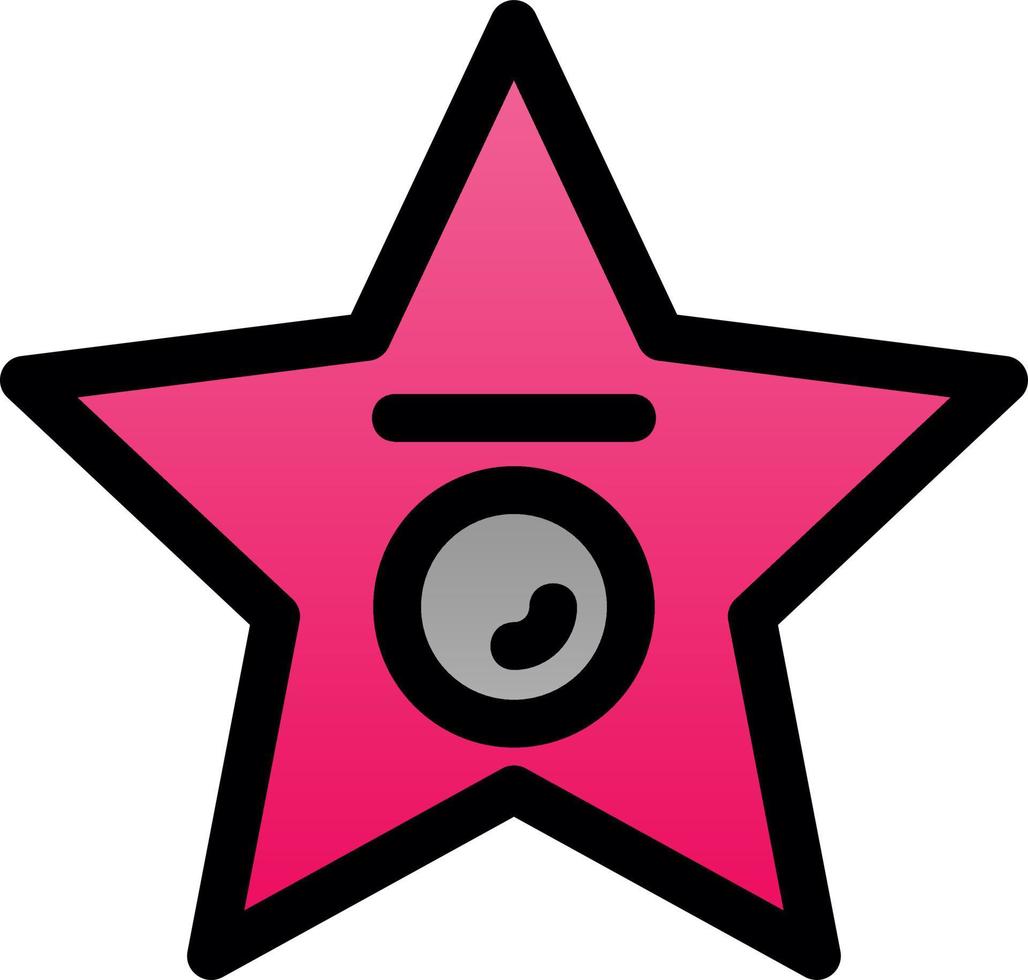Walk of Fame Vector Icon Design