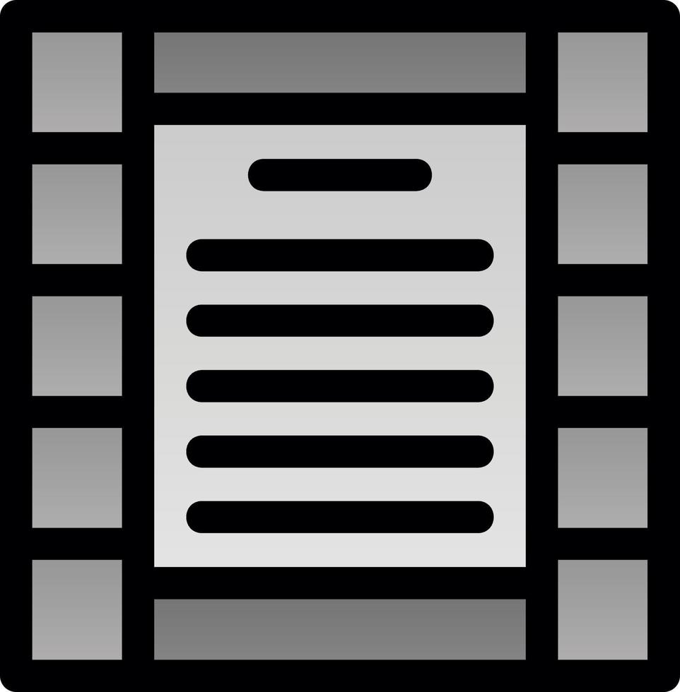 Screenwriting Vector Icon Design