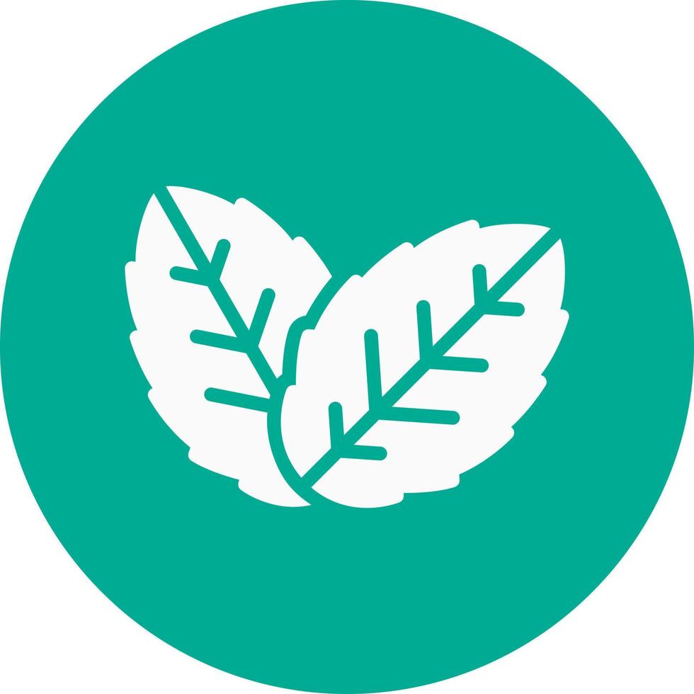 Herb Leaf Vector Icon Design