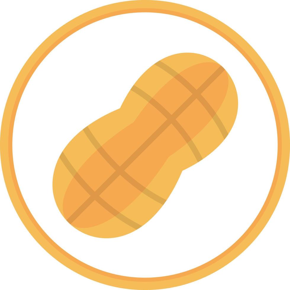 Peanut Vector Icon Design