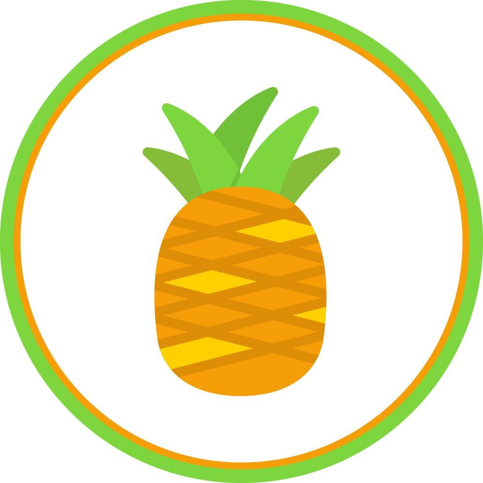 Pineapple Vector Icon Design